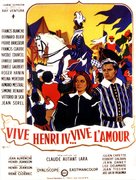 Vive Henri IV... vive l&#039;amour! - French Movie Poster (xs thumbnail)