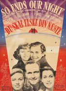 So Ends Our Night - Danish Movie Poster (xs thumbnail)
