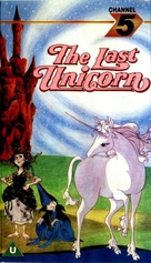 The Last Unicorn - British VHS movie cover (xs thumbnail)