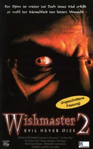 Wishmaster 2: Evil Never Dies - German VHS movie cover (xs thumbnail)