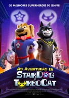 SpaceDog and TurboCat - Portuguese Movie Poster (xs thumbnail)