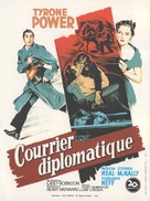 Diplomatic Courier - French Movie Poster (xs thumbnail)