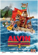 Alvin and the Chipmunks: Chipwrecked - Slovak Movie Poster (xs thumbnail)