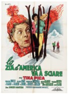 Zia d&#039;America va a sciare, La - Italian Movie Poster (xs thumbnail)