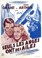 Only Angels Have Wings - French Theatrical movie poster (xs thumbnail)