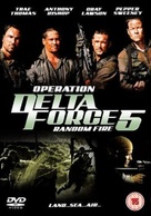 Operation Delta Force 5: Random Fire - British DVD movie cover (xs thumbnail)