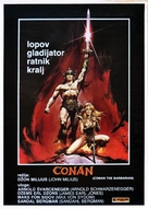 Conan The Barbarian - Yugoslav Movie Poster (xs thumbnail)