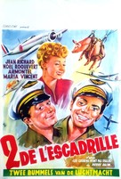 Deux de l&#039;escadrille - Belgian Movie Poster (xs thumbnail)