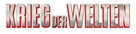 War of the Worlds - German Logo (xs thumbnail)
