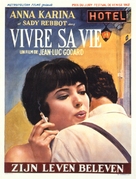 Vivre sa vie: Film en douze tableaux - Belgian Movie Poster (xs thumbnail)