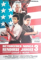 No Retreat, No Surrender 3: Blood Brothers - Spanish Movie Cover (xs thumbnail)
