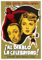 Al diavolo la celebrit&agrave; - Spanish Movie Poster (xs thumbnail)