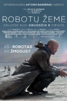 Aut&oacute;mata - Lithuanian Movie Poster (xs thumbnail)