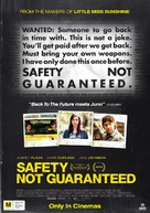 Safety Not Guaranteed - New Zealand Movie Poster (xs thumbnail)