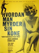 How to Murder Your Wife - Danish Movie Poster (xs thumbnail)