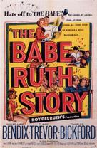The Babe Ruth Story - Theatrical movie poster (xs thumbnail)