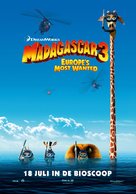 Madagascar 3: Europe&#039;s Most Wanted - Dutch Movie Poster (xs thumbnail)