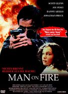 Man on Fire - German DVD movie cover (xs thumbnail)