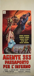 Agente 3S3: Passaporto per l&#039;inferno - Italian Movie Poster (xs thumbnail)