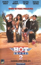Hot Shots! Part Deux - Finnish VHS movie cover (xs thumbnail)