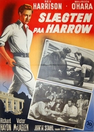 The Foxes of Harrow - Danish Movie Poster (xs thumbnail)