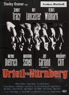 Judgment at Nuremberg - German Movie Poster (xs thumbnail)