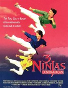 3 Ninjas Kick Back - Spanish Movie Poster (xs thumbnail)