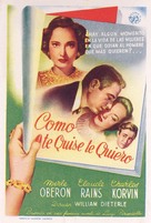 This Love of Ours - Spanish Movie Poster (xs thumbnail)