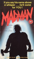 Madman - British VHS movie cover (xs thumbnail)