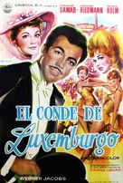 Der Graf von Luxemburg - Spanish Movie Poster (xs thumbnail)