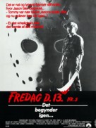 Friday the 13th: A New Beginning - Danish Movie Poster (xs thumbnail)