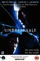 Unbreakable - British VHS movie cover (xs thumbnail)