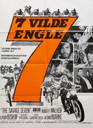 The Savage Seven - Danish Movie Poster (xs thumbnail)