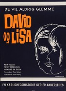 David and Lisa - Danish Movie Poster (xs thumbnail)