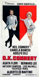 OK Connery - Italian Movie Poster (xs thumbnail)