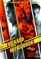 Never Back Down - Lithuanian Movie Poster (xs thumbnail)