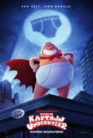 Captain Underpants - Danish Movie Poster (xs thumbnail)