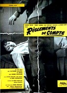 R&egrave;glements de compte - French Movie Poster (xs thumbnail)