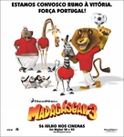 Madagascar 3: Europe&#039;s Most Wanted - Portuguese Movie Poster (xs thumbnail)