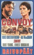 Convoy - Finnish VHS movie cover (xs thumbnail)