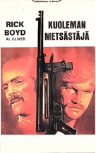 Death Hunt - Finnish VHS movie cover (xs thumbnail)