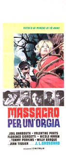 Massacre pour une orgie - Italian Movie Poster (xs thumbnail)