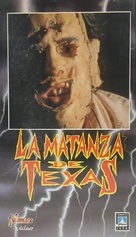 The Texas Chain Saw Massacre - Spanish VHS movie cover (xs thumbnail)