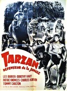 Tarzan&#039;s Savage Fury - French Movie Poster (xs thumbnail)