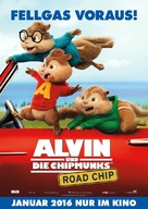Alvin and the Chipmunks: The Road Chip - German Movie Poster (xs thumbnail)