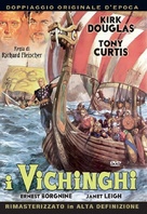 The Vikings - Italian DVD movie cover (xs thumbnail)