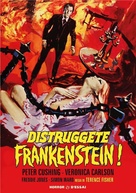 Frankenstein Must Be Destroyed - Italian DVD movie cover (xs thumbnail)
