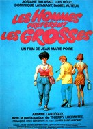 Les hommes pr&eacute;f&egrave;rent les grosses - French Movie Poster (xs thumbnail)