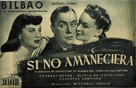 Hold Back the Dawn - Spanish Movie Poster (xs thumbnail)