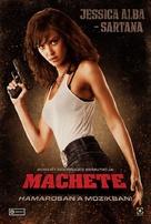 Machete - Hungarian Movie Poster (xs thumbnail)